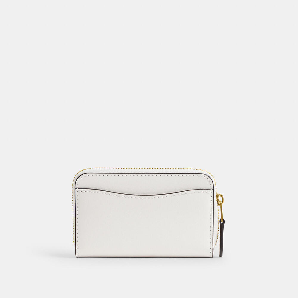 Coach Small Zip Around Card Case In Sticker Print NWT - Picture 4 of 7